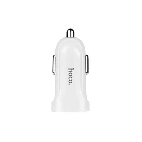 Fehér HOCO Z2 autós töltő 1 USB porttal