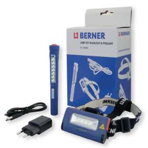 Berner LED lamp set, includes a headlamp and a penlight, perfect for hands-free work - Lamp & Lighting