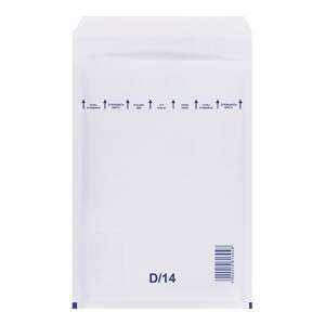 White padded envelope, 200x275 mm, D/14, with silicone closure, 100 pack - Envelope