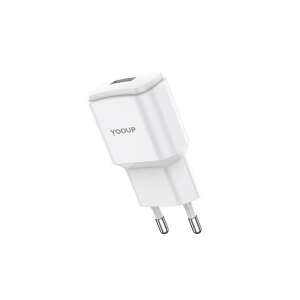 Adaptor de încărcare rapidă Yooup cu cablu Type C, 2.1A - Adaptoare de rețea
