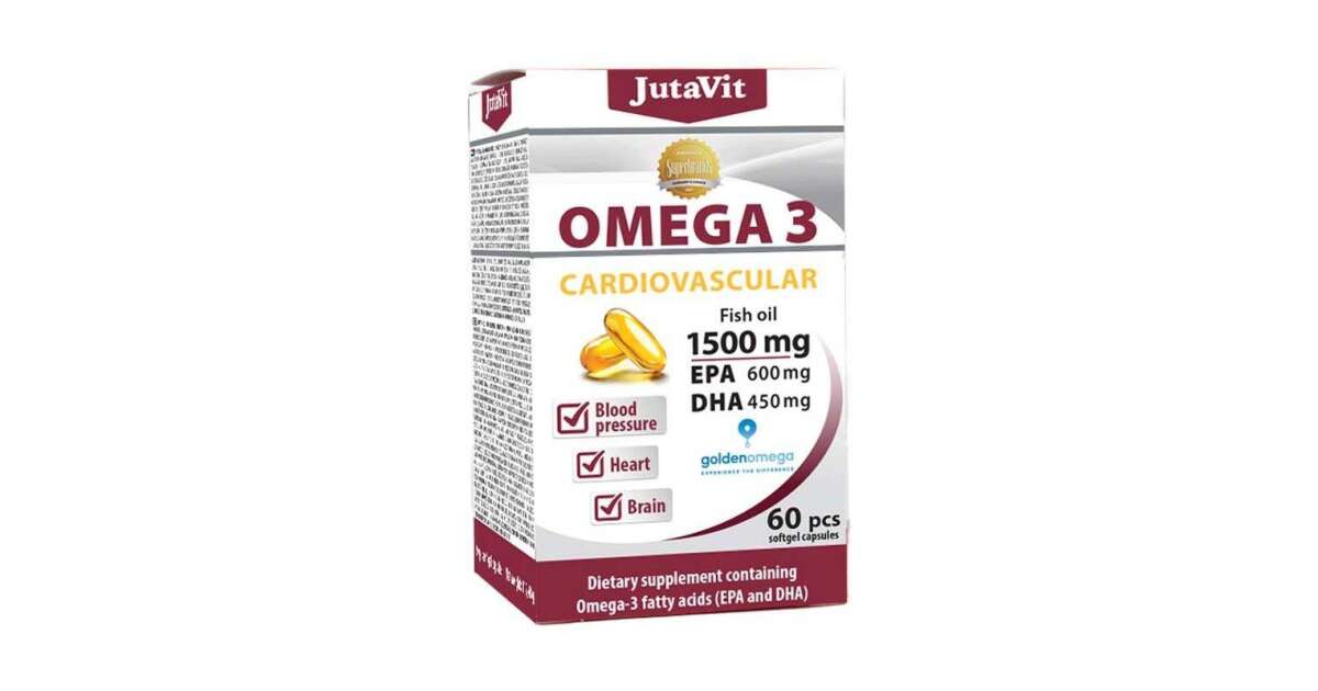 Jutavit omega 3 cardiovascular 1500mg kapszula 60 db Pepita.hu