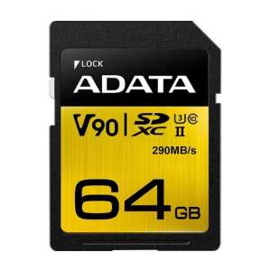 ADATA | Premier ONE | UHS-II U3 ​​| 64 GB | SDXC | Flash memorija klase 10 76538100 - ADATA