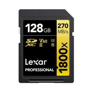 Lexar SDXC 128GB Professional 1800x UHS-II U3 (180/270 MB/s) 76305769 - Lexar