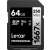 Lexar SDXC, 64 GB UHS-II Class 10 memóriakártya 180308396