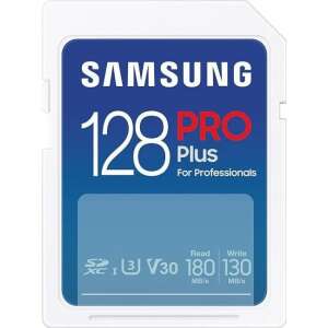 Samsung PRO Plus 128GB SDXC UHS-I Class 10 memory card - Samsung Memory Card
