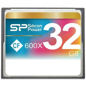 Silicon Power 32GB CF 600X CompactFlash Memory Card - Photography, Video & Optic
