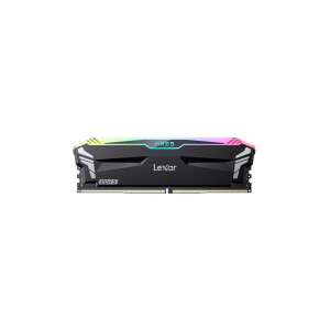 Lexar ARES RGB DDR5 32 GB 2 x 16 GB 6400 Mhz ECC memóriamodul, elülső nézet - Lexar