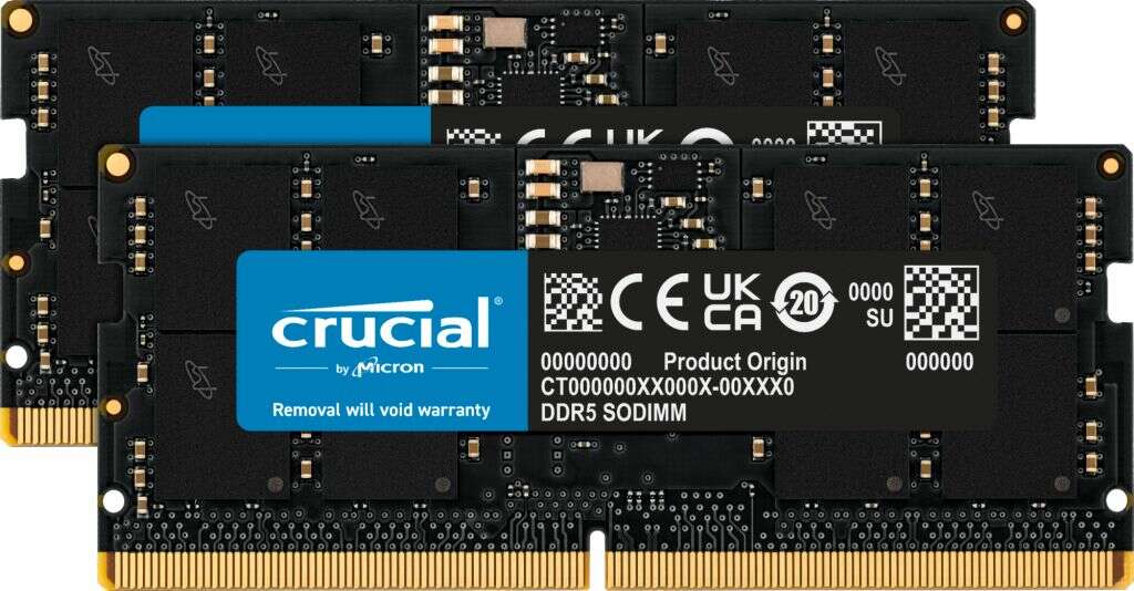 Crucial ct2k16g52c42s5 32 gb 2 x 16 gb ddr5 5200 mhz memória