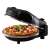 Ariete Da Gennaro pizza oven with a pizza inside, black