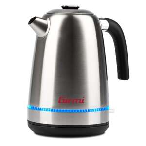 Girmi BL33 stainless steel electric kettle with blue LED light - Girmi