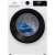 Gorenje WNHA62SASEU front-loading washing machine, white with black accents, with laundry inside