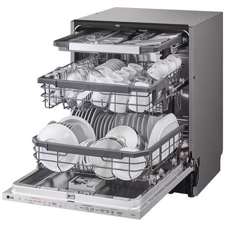 Lg db365txs beépíthető mosogatógép, 14 teríték, 10 program, trues...
