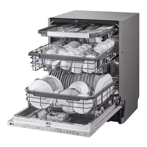 LG DB365TXS Beépíthető mosogatógép, 14 teríték, 10 program, TrueSteamTM, Smart Rack, B energiaosztály