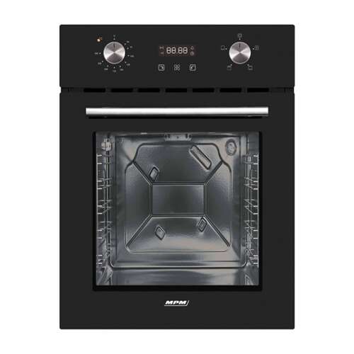 MPM MPM-45-BO-23C Einbauofen, schwarz, Frontansicht