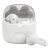 Open JBL Tune Flex white wireless earbuds with charging case