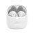 JBL Tune Flex white earbuds in open charging case