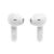 Close-up of white JBL Tune Flex true wireless earbuds