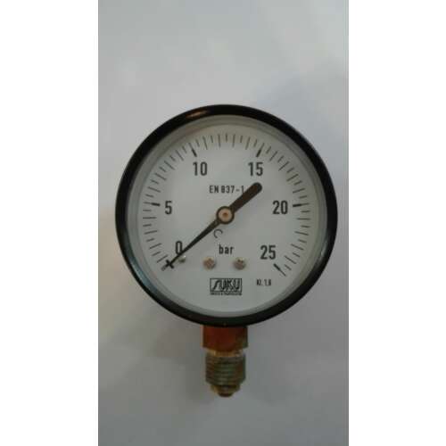 Manometru 63mm, 0-25 bar, conexiune inferioară G1/4", standard EN 837-1