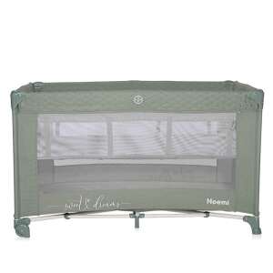 Lorelli Noemi 2 multifunkciós utazóágy Jéghegy Zöld Csillag színben, steppelt szövettel, hálós oldallal, cipzáros nyílással és 'Sweet Dreams' felirattal - Utazóágy és Kiegészítői