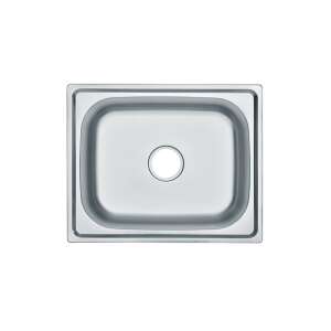 Zlew Mont ze stali nierdzewnej z jedną komorą, kwadratowy - Taca do zmywarki