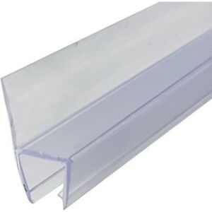 Kerra UP H 6/8 H-förmiger Wasserabweiser für Duschkabinentüren, 2m Länge - WC-Sitze, Duschkabine, Wasserhahn, Duschtür, Badezimmerschrank, Wäschekörbe und Brausegarnitur