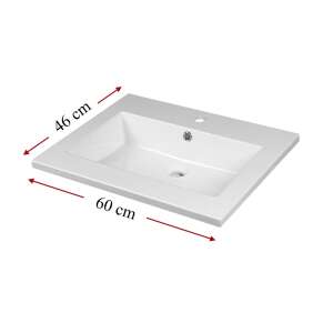 Wellis Blondie 60 műmárvány mosdó 76323997 - Wellis