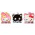 Purse Pets My Melody, Chococat és Hello Kitty csomagolásban