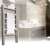 Somogyi Home FTW 2 heated towel warmer in a bathroom setting