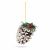 Ornament con de pin Family Christmas izolat pe fundal alb