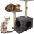 Purlov cat tree with two cats demonstrating usage