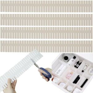 Ruhy drawer dividers collage: cutting and organized drawer - Closet organizer