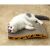 Cat lying on Purlov Cat Wave scratcher, wave-shaped cat scratcher