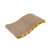 Purlouy Cat Wave Cardboard Scratcher, brown and yellow, with cat silhouettes and paw prints