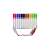 Set of 12 dry erase markers with eraser caps, 6 colors, Maaleo brand