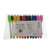 Set of 12 dry erase markers with eraser caps, 6 colors, Maaleo brand
