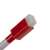 Close-up of red dry erase marker with eraser cap