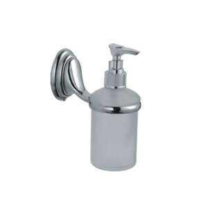 Falra szerelhető folyékony szappanadagoló króm kivitelben, matt üveg tartállyal, Bath Duck márka - Bath Duck