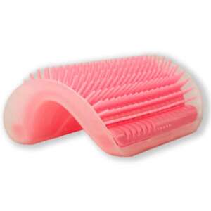 Perie Mercaton® pentru masaj și curățare a blănii pentru pisici, cu mentă de pisică, roz - Perie pentru animale, mașină de tuns, foarfece, mașină de tăiat gheare