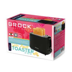 Brock BT 1007 BK, 700W, 2 plátky, 5 úrovní, čierna, hriankovač 76451065