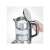 Severin WK 3422 Wasserkocher mit Tee-Infuser, Nahaufnahme des Deckels und des Griffs
