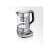 Severin WK 3422 Wasserkocher mit Tee-Infuser, Edelstahl, Silber-Transparent