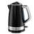 Russell Hobbs Structure schwarzer Wasserkocher, 1,7L, 2400W, Edelstahl, schwarzer Elektro-Wasserkocher