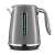 Sage the Soft Top Luxe 1.7L electric kettle in grey stainless steel, front view