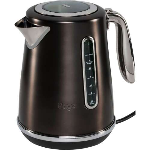 Sage the Soft Top Luxe 1.7L electric kettle in black stainless steel