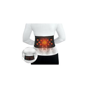 Elasztikus derékszorító öv mágnessel és turmalinnal XL a hát megtámasztására és a fájdalomcsillapításra - Vivafit