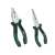 Bosch 2-piece pliers set, combination pliers and long nose pliers, green handles
