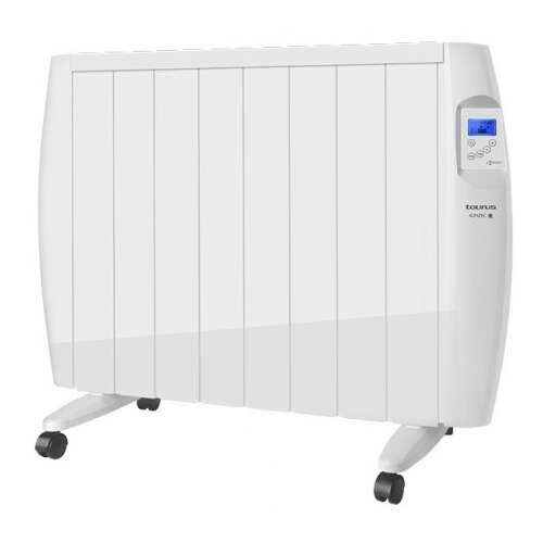 Taurus Malbork Connect 1500 elektromos radiátor kerekekkel, fehér, IP24, fürdőszobába