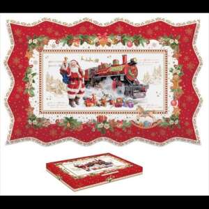 Porcelántálca 35x23cm, dobozban, Christmas Memories 78939334 - Tálca