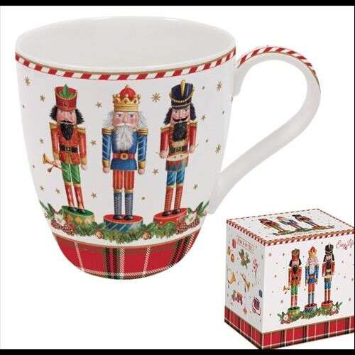 Vintage Diótörő porcelán bögre három diótörő figurával, 350ml, Easy Life-Nuova - Bögre