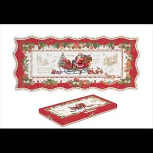 Porcelántálca 40x18cm, dobozban, Christmas Memories 78942082 - Tálca